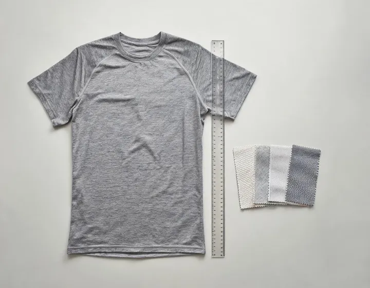 Fit review on a gym apparel sample